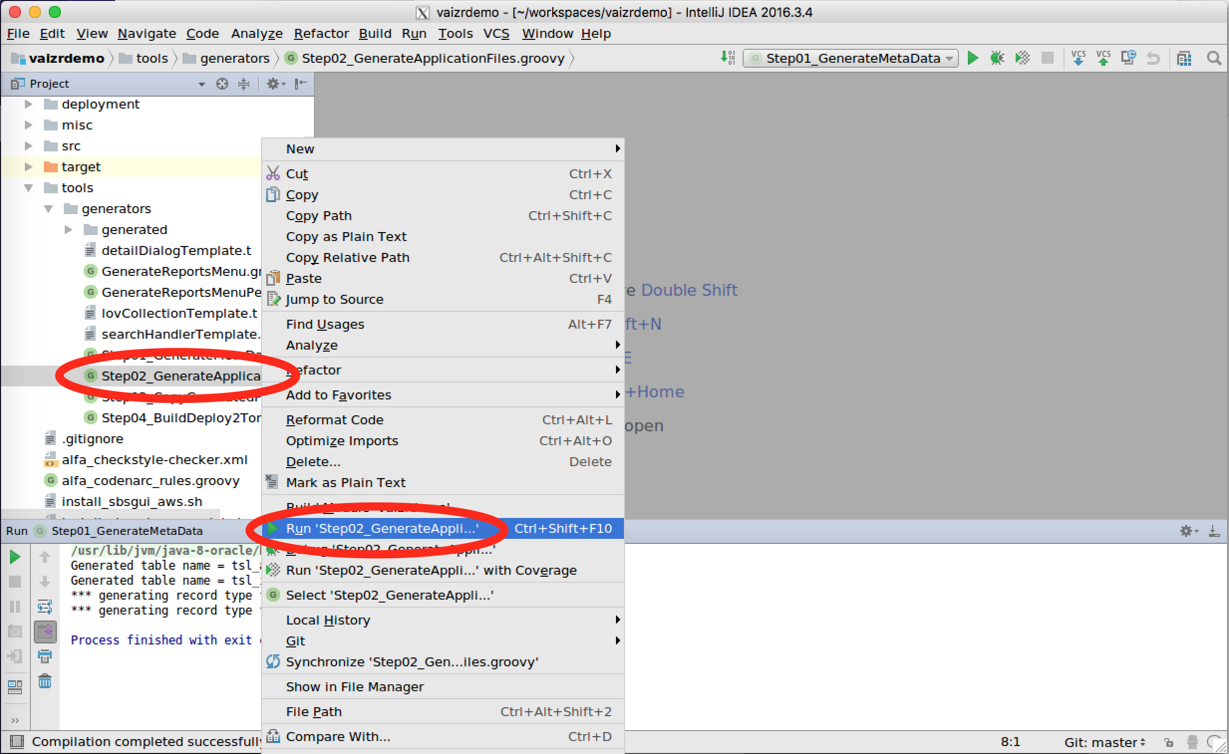 step02_generateapplicationfiles